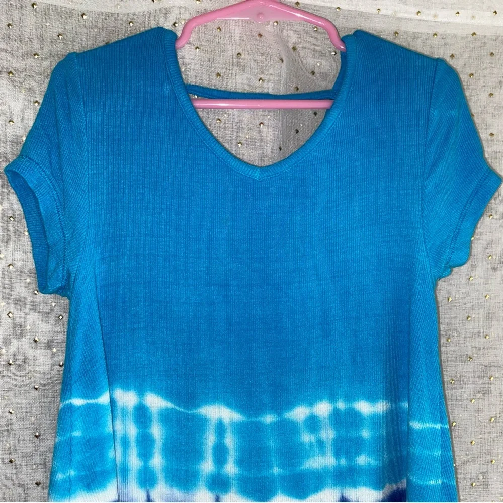 Justice Girls tie-dye top